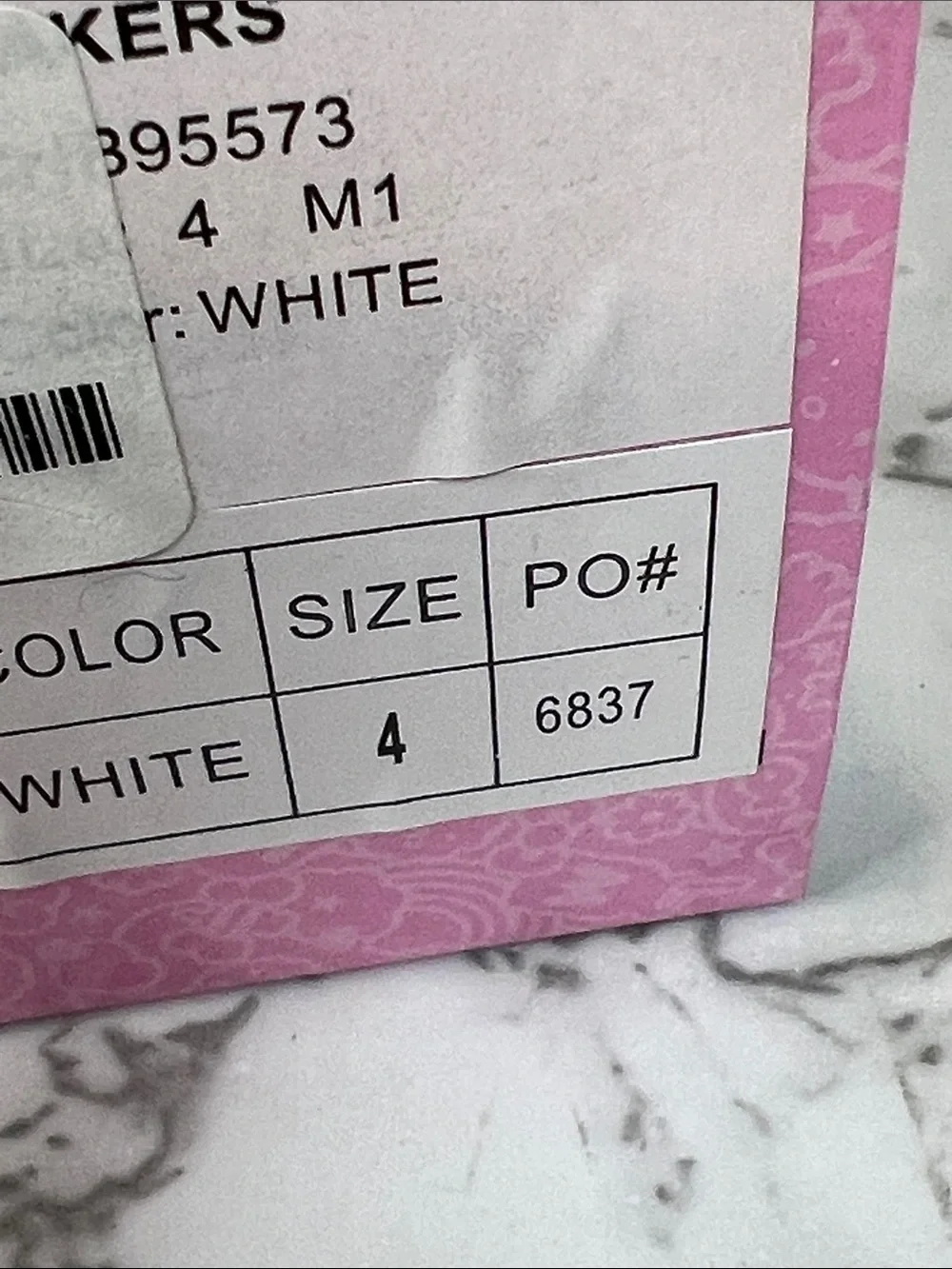 Hello Kitty White Sneakers Shoes Size 4
